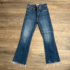 Zara cropped jeans